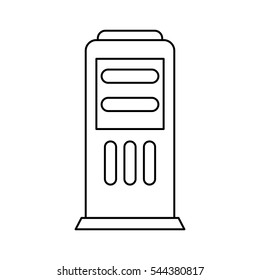 station service isolated icon vector illustration design