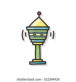 Station tower doodle