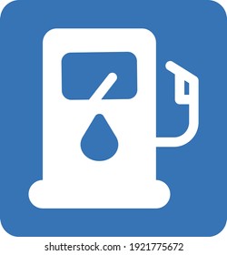 station vector glyph colour icon