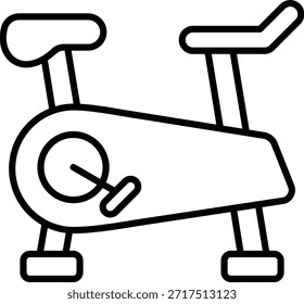 Stationary bicycle vector icon. Can be used for printing, mobile and web applications.