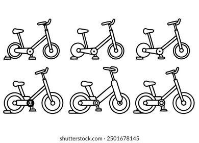 Stationary Bike Art Line Art Illustration Concepts Ideas Inspiration