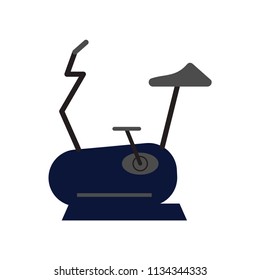Stationary bike icon vector icon. Simple element illustration. Stationary bike symbol design. Can be used for web and mobile.