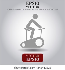 Stationary bike symbol