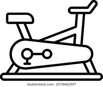 Stationary Bike vector icon. Can be used for printing, mobile and web applications.