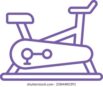 Stationary Bike vector icon. Can be used for printing, mobile and web applications.