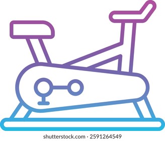 Stationary Bike vector icon. Can be used for printing, mobile and web applications.