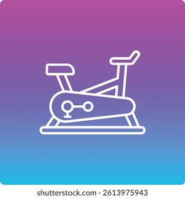 Stationary Bike vector icon. Can be used for printing, mobile and web applications.
