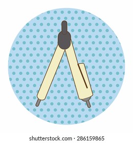 stationary compass theme elements vector,eps