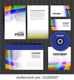stationary design template