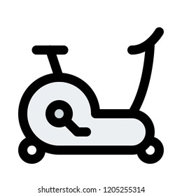stationary exercise bicycle