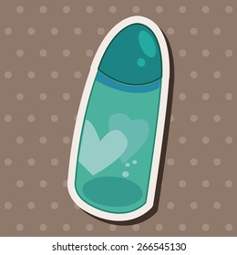 stationary glue theme elements vector,eps