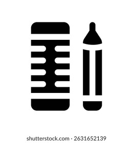 ícone de glifo estacionário. Ícone vetorial forte e sólido para sites, interfaces móveis, apresentações e marca visual. Alta qualidade e fácil de editar.