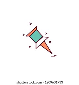 Stationary icon design vector