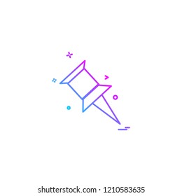 Stationary icon design vector