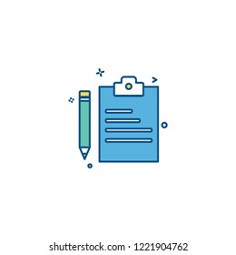 Stationary icon design vector 