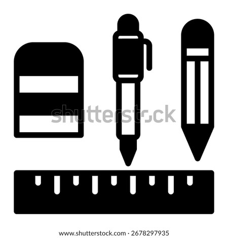 Stationary Icon Element For Design