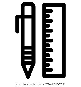 stationary icon or logo isolated sign symbol vector illustration - high quality black style vector icons
