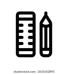 ícone de linha estacionária. Ícone de vetor limpo e minimalista para sites, aplicativos móveis, apresentações e logotipos. Totalmente dimensionável e personalizável para qualquer projeto.