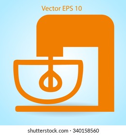 stationary mixer vector illustration