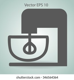 stationary mixer vector illustration