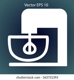 stationary mixer vector illustration