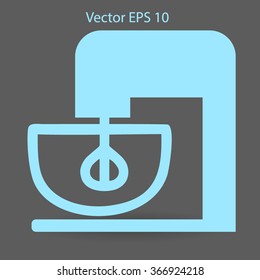 stationary mixer vector illustration