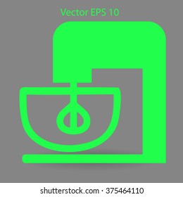 stationary mixer vector illustration