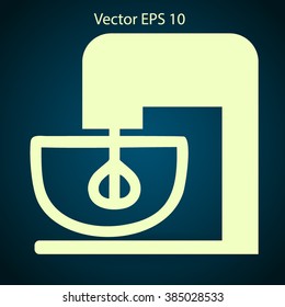 stationary mixer vector illustration