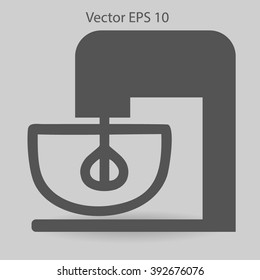 stationary mixer vector illustration