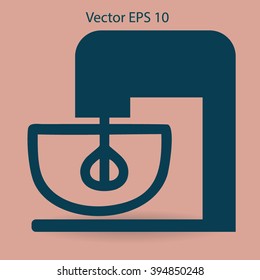 stationary mixer vector illustration