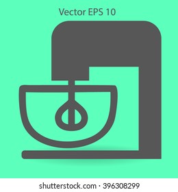 stationary mixer vector illustration