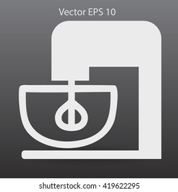 stationary mixer vector illustration