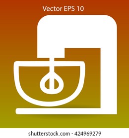 stationary mixer vector illustration