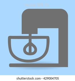 stationary mixer vector illustration