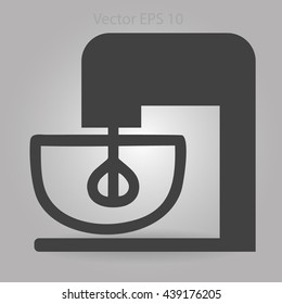 stationary mixer vector illustration