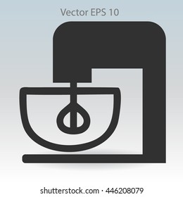 stationary mixer vector illustration