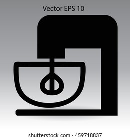 stationary mixer vector illustration