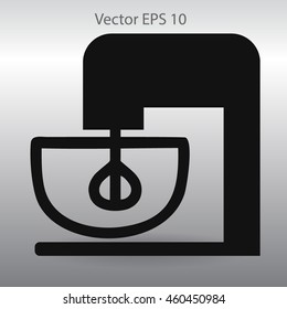 stationary mixer vector illustration