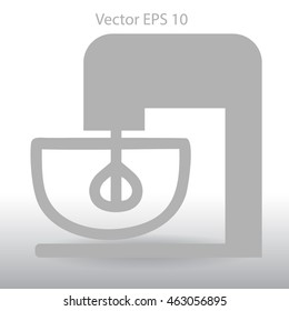 stationary mixer vector illustration