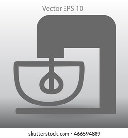 stationary mixer vector illustration