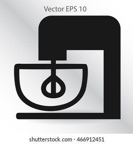 stationary mixer vector illustration