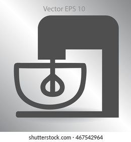 stationary mixer vector illustration