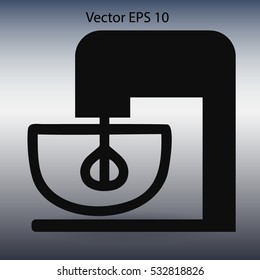 stationary mixer vector illustration
