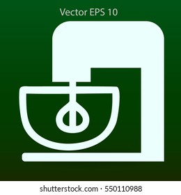 stationary mixer vector illustration