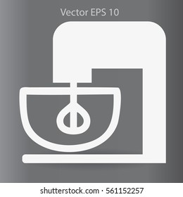 stationary mixer vector illustration