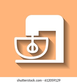 stationary mixer vector illustration