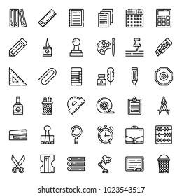 Stationary Pixel Perfect Outline Icon Isolated Stock Vector (Royalty ...