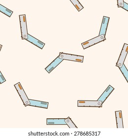 stationary ruler , cartoon seamless pattern background