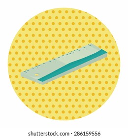 stationary ruler theme elements vector,eps