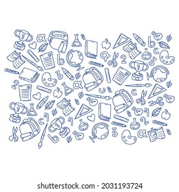stationary school background logo abstract colour